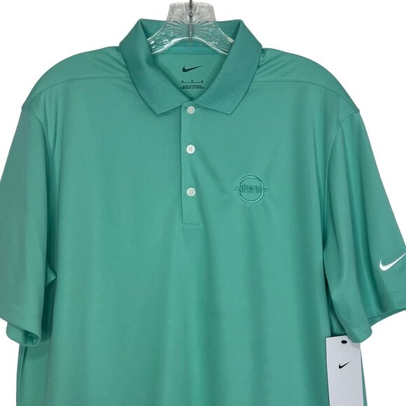 Nike Golf Polo Shirt Mens Medium Green Size Medium Irwin New - Picture 3 of 9